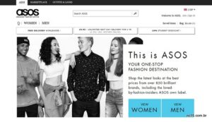 Comprando na Asos