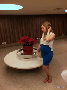 O primeiro “meu look” gravidinha