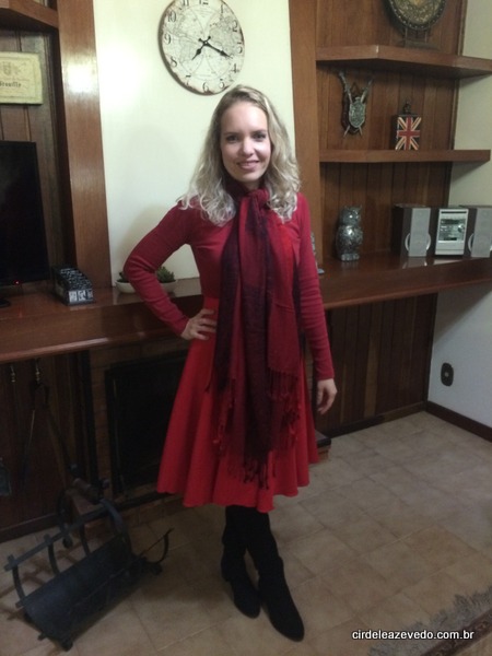 Meu look Lady In Red